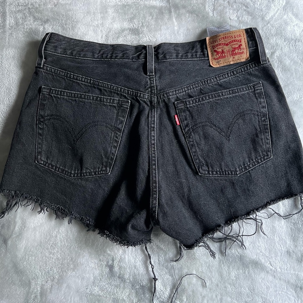 Levi’s 501 Jean Shorts Black